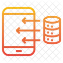 Smartphone Transferencia Transferencia De Datos Icono