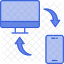 Transferencia de datos  Icono