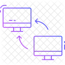 Transferencia de datos  Icono