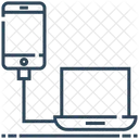 Cable Datos Carga Icono