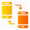 Transferencia de datos  Icono