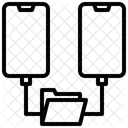 Transferencia de datos  Icono