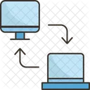 Transferencia de datos  Icono