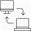 Transferencia de datos  Icono