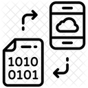 Transferencia de datos  Icono