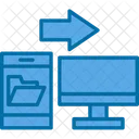 Transferencia de datos  Icono