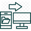 Transferencia de datos  Icono