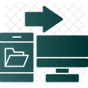 Transferencia de datos  Icono
