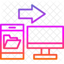 Transferencia de datos  Icono