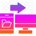 Transferencia de datos  Icono