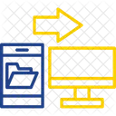 Transferencia de datos  Icono