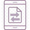 Datos Transferencia Intercambio De Datos Icono