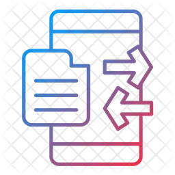 Transferencia de datos  Icono