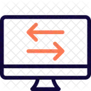 Transferencia De Datos De Escritorio Icono