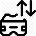 Transferencia de datos de realidad virtual  Icon