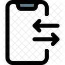 Transferencia de datos de teléfonos inteligentes  Icono