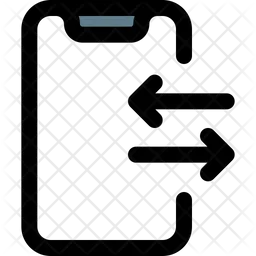 Transferencia de datos de teléfonos inteligentes  Icono
