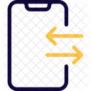 Transferencia De Datos De Telefonos Inteligentes Icono