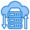 Transferencia de datos en la nube  Icono