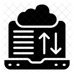 Transferencia de datos en la nube  Icono