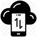 Transferencia de datos en la nube  Icono