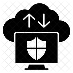 Transferencia de datos en la nube  Icono