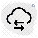 Transferencia de datos en la nube  Icono