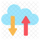 Transferencia de datos en la nube  Icono