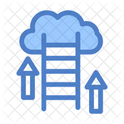 Transferencia de datos en la nube  Icono