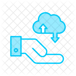 Transferencia de datos en la nube  Icono