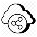 Transferencia de datos en la nube  Icono