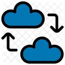 Transferencia De Datos En La Nube Computacion En La Nube Nube Icon