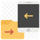 Transferencia de datos  Icono