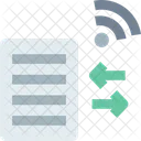 Transferencia De Datos Transferencia De Datos Inalambrica Transferencia De Datos Icon