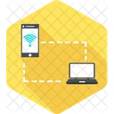 Transferencia De Datos Moviles Contenido Datos Icono