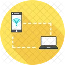 Transferencia De Datos Moviles Contenido Datos Icono