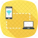 Transferencia De Datos Moviles Contenido Datos Icono