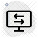 Transferencia de datos informáticos  Icono