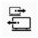 Transferencia de datos informáticos  Icono