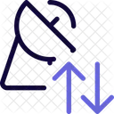 Transferencia De Datos Por Satelite Transferencia Por Satelite Transferencia De Datos Icon