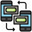 Transferência de dinheiro on-line  Ícone