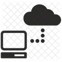 Pc Device Cloud Transfer Data Ícone