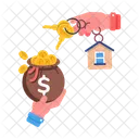 Transferencia De Propriedade Propriedade De Casa Propria Propriedade De Casa Ícone