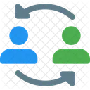Transferencia De Usuario Troca De Usuario Transferencia De Funcionario Ícone