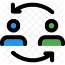 Transferencia De Usuario Troca De Usuario Transferencia De Funcionario Ícone