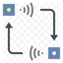 Transferencia Sensor Dados Ícone