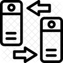 Servidor Base De Datos Redes Icono