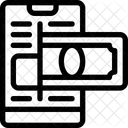 Transferência móvel  Ícone