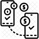 Transferencia Movel Ícone