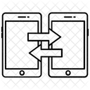 Transferencia De Datos Intercambio De Datos Intercambio De Datos Icono